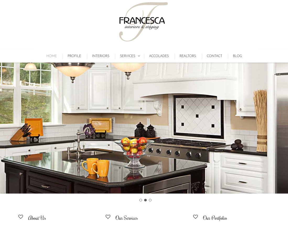 Boden Ledingham Web Design Francesca Interiors